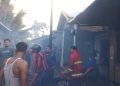 Kebakaran Melanda Permukiman Warga Tungkal Ilir, 5 Rumah Terdampak