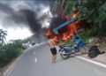 4 Bedeng, Bengkel, dan 10 Motor di Desa Teluk Kulbi Hangus Terbakar, Kerugian Ditaksir Ratusan Juta