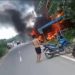 4 Bedeng, Bengkel, dan 10 Motor di Desa Teluk Kulbi Hangus Terbakar, Kerugian Ditaksir Ratusan Juta