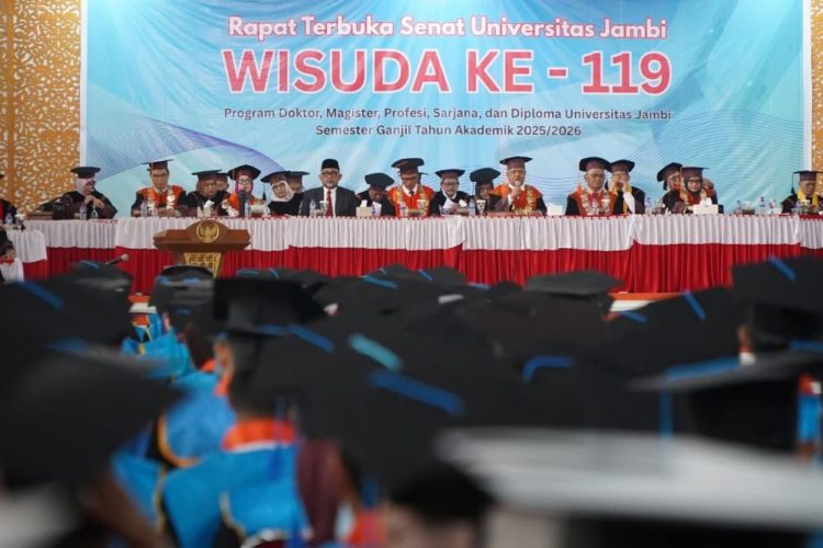 UNJA Gelar Wisuda ke-119, Luluskan 1.053 Mahasiswa dari Berbagai Jenjang