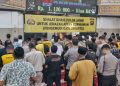 Polda Jambi Gelar Shalat Ghaib untuk Pengemudi Ojol Korban Unjuk Rasa di Jakarta