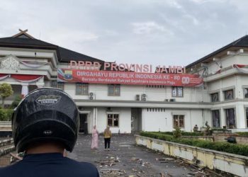 Ini Deretan Kerusakan Pasca Aksi Demo di DPRD Provinsi Jambi