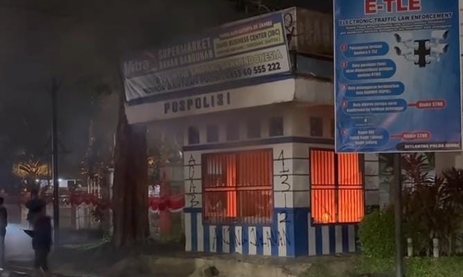 Polda Jambi Gelar Shalat Ghaib untuk Pengemudi Ojol Korban Unjuk Rasa di Jakarta
