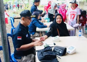 Meriahkan HUT RI ke 80, RS Bhayangkara Polda Jambi Berikan Pelayanan Kesehatan Gratis untuk Ratusan Masyarakat Teratai