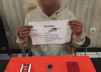 Satresnarkoba Polresta Jambi Bekuk Pengedar Sabu di Bengkel, Barang Bukti Disimpan dalam Kotak Rokok