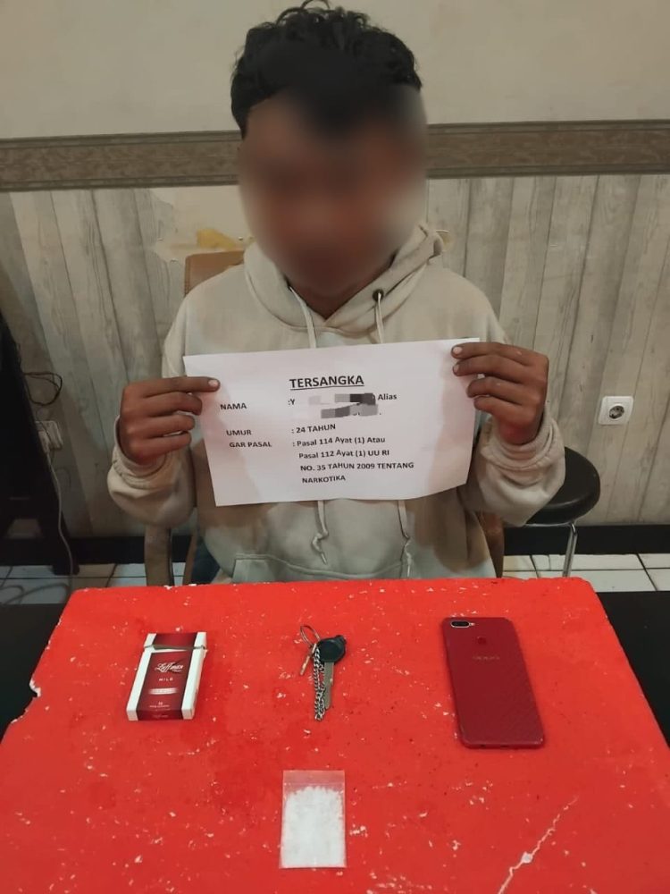 Satresnarkoba Polresta Jambi Bekuk Pengedar Sabu di Bengkel, Barang Bukti Disimpan dalam Kotak Rokok