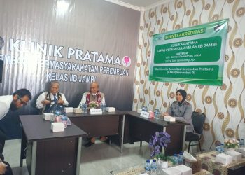 Klinik Pratama Lapas Perempuan Kelas IIB Jambi Ikuti Survei Akreditasi
