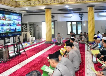 Polda Jambi Gelar Khotmil Al-Qur’an, Wakapolda Tekankan Pentingnya Istiqomah Membaca Kitab Suci