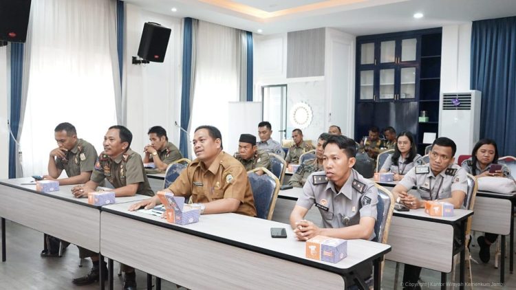 Digitalisasi Administrasi PPNS, Kanwil Kemenkum Jambi Sosialisasikan Permenkum Nomor : 26 Tahun 2025 bersama Satpol PP dan Damkar Tanjabtim