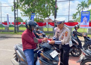 Sambut Kemerdekaan, Satlantas Jambi Kampanyekan Keselamatan Berkendara