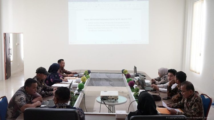 Selaraskan Regulasi Daerah, Kanwil Kemenkum Jambi Dampingi Kabupaten Kerinci Harmonisasikan Ranperda