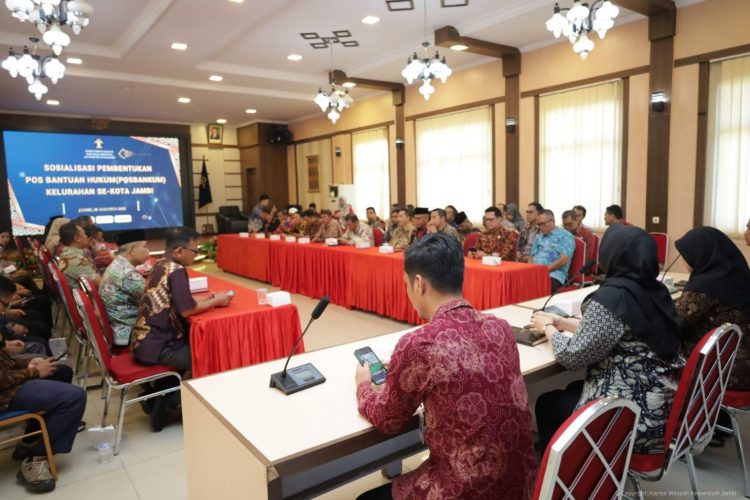 Ranperda Penyertaan Modal Pemkab Sarolangun ke BPD Jambi Diharmonisasikan oleh Kanwil Kemenkum Jambi