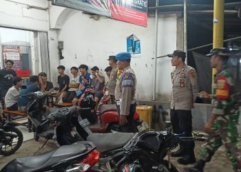 Wujudkan Kamtibmas Aman dan Kondusif, Polres Muaro Jambi Gelar Patroli Gabungan Bersama TNI