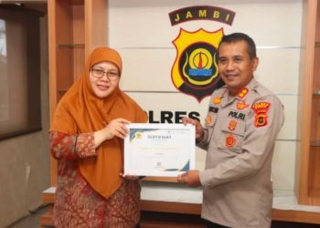 Wujudkan Kamtibmas Aman dan Kondusif, Polres Muaro Jambi Gelar Patroli Gabungan Bersama TNI