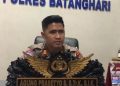Jelang Hari Lalu Lintas Bhayangkara ke-70, Satlantas Polresta Batanghari Bagikan 100 Segitiga Pengaman ke Pengemudi