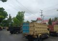 Sulit Dapat Solar Subsidi, Ratusan Sopir Truk Demo ke Kantor DPRD Bungo