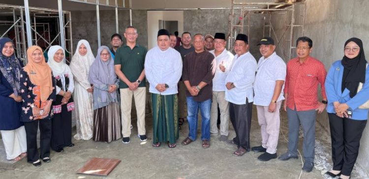 Wabup Bungo Tinjau Pembangunan Dapur MBG Polres Bungo