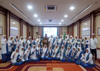 Bupati Kabupaten Muaro Jambi Dr. Bambang Bayu Suseno, SP., MM., M.Si Menghadiri Pada Pelantikan Pengurus Daerah Badan Kontak Majelis Taklim (BKMT) Kabupaten Muaro Jambi Tahun 2025-2030