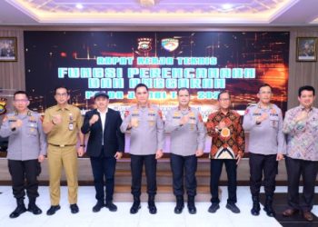 Kapolda Jambi Membuka Rapat Kerja Teknis Fungsi Perencanaan dan Anggaran Polda Jambi