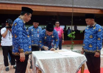 Pemkab Muaro Jambi Secara Resmi Melantik Pegawai Pemerintah Dengan Perjanjian Kerja (PPPK) Tahap II Formasi 2024