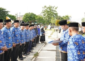 Bupati Merangin Absensi Pegawai Mendadak dalam Apel Besar Kedisiplinan