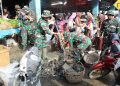 Korem 042/Gapu Gelar Karya Bhakti Peringatan HUT TNI ke-80 di Pasar Angso Duo