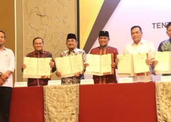 Bupati Tanjab Barat Teken MoU Bersama Ditjen Migas Kementerian ESDM, 6.661 Rumah Bakal Dapat Jaringan Gas