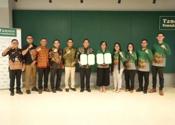 Bupati Muaro Jambi, Dr. Bambang Bayu Suseno, SP. MM. M.Si Resmi Menandatangani Nota Kesepahaman (MoU) Bersama Tanoto Foundation