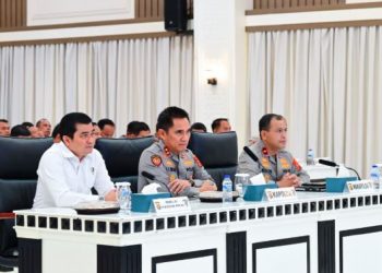 Polres Tebo Gelar Simulasi Pengamanan Kantor Bupati Tebo dan DPRD Kabupaten Tebo