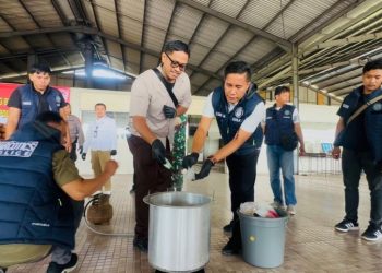 194,7 Kg Ganja, 10.012 Ekstasi, dan 7,8 Kg Sabu Dimusnahkan Polresta Jambi