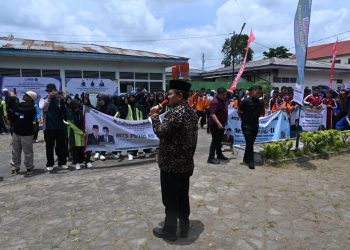 Satlantas Polres Muaro Jambi Tertibkan Antrian Truk Solar yang Ganggu Lalu Lintas