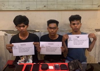 Tiga Pria Diamankan Satresnarkoba Polresta Jambi Akibat Edarkan Narkotika