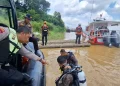ABK Diduga Tenggelam di Pelabuhan Pasir, Tim SAR Ditpolairud Polda Jambi Lakukan Pencarian
