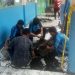 Akibat Kebakaran, SMPN 20 Kota Jambi Gelar Belajar Online, Para Siswa Gotong Royong Bersihkan Sisa Kebakaran