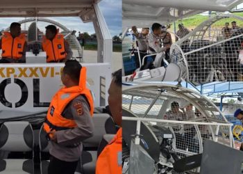 Asah Keterampilan, Ditpolairud Polda Jambi Latih Kapten Kapal Operasikan Swamp Boat