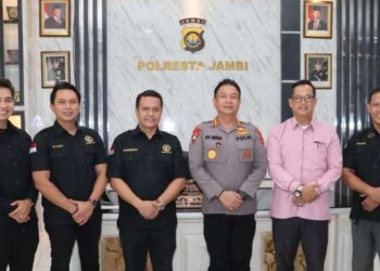 Kapolresta Jambi Terima Audiensi PBFI, Bahas Sinergi Pengembangan Olahraga