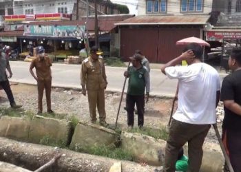 Proyek Drainase Pasar Tembesi Senilai 2,9 Miliar Ditargetkan Rampung Awal Desember 2025