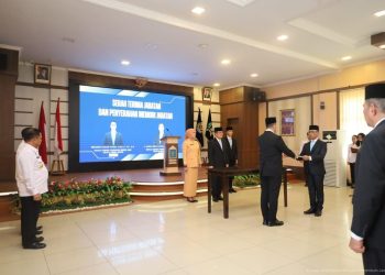 Kakanwil Kemenkum Jambi Hadiri Pelantikan Jabatan Manajerial dan Non Manajerial di Lingkungan Kanwil Ditjen Pemasyarakatan