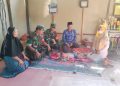 Kodim 0419/Tanjab Serahkan Bantuan Kepada Balita Penderita Down Syndrome