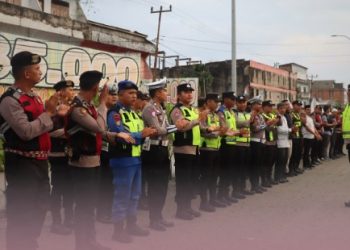 Wujud Pelayanan Polri, Polres Tanjab Barat Gelar Pengamanan Haul Syekh Abdul Qodir Al-Jailani