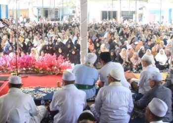 Wabup Tanjab Barat Hadiri Haul Akbar dan HUT Ponpes Sa’adatul Abadiyah ke-35