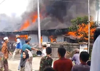 Enam Rumah Terbakar di Kerinci, Kerugian Ditaksir Capai Miliaran Rupiah