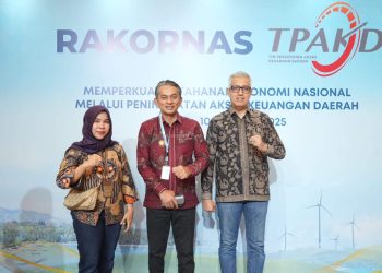 Wakil Bupati Muaro Jambi Junaidi H. Mahir Menghadiri Langsung Rakornas Tim Percepatan Akses Keuangan Daerah (TPAKD)