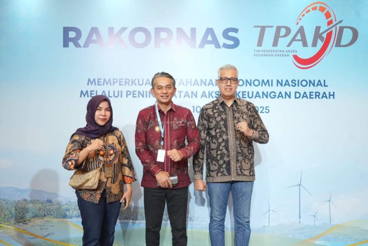 Wakil Bupati Muaro Jambi Junaidi H. Mahir Menghadiri Langsung Rakornas Tim Percepatan Akses Keuangan Daerah (TPAKD)