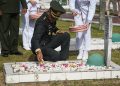 Ziarah Nasional HUT TNI ke-80, Korem 042/Gapu Tabur Bunga di TMP Satria Bakti Jambi