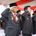 Wakil Bupati Muaro Jambi, Junaidi H. Mahir, bersama Ketua DPRD Muaro Jambi, Aidi Hatta, menghadiri Syukuran Hari Ulang Tahun (HUT) TNI ke-80