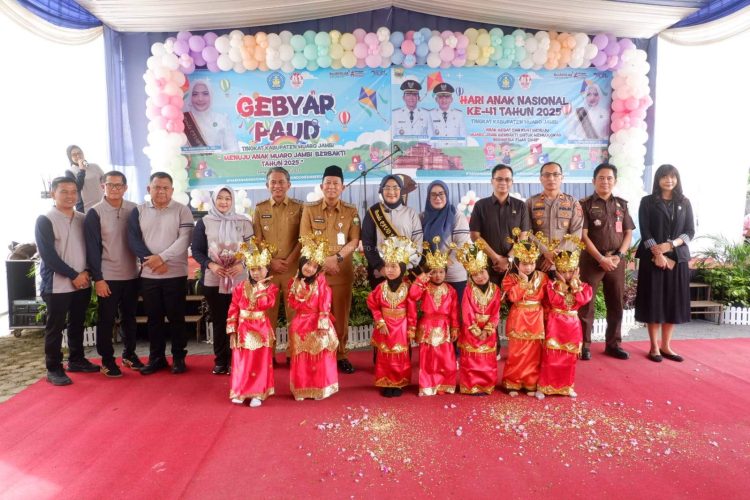 Peringatan Hari Nasional dan Gebyar Paud Tingkat Kabupaten Muaro Jambi