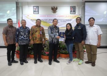 Ketua TP PKK Kabupaten Muaro Jambi Ririn Novianty, SE Membuka Kegiatan Gebyar Lomba Ceria Kader PKK Tingkat Kecamatan Jambi Luar Kota