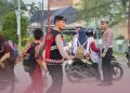 Antisipasi Kemacetan, Polres Tanjab Barat Rutin Gelar Gatur Pagi di Titik Rawan