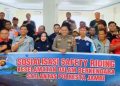 Satlantas Polresta Jambi Bersama Jasa Raharja Sosialisasi Keselamatan Berlalu Lintas kepada Sopir Ambulans